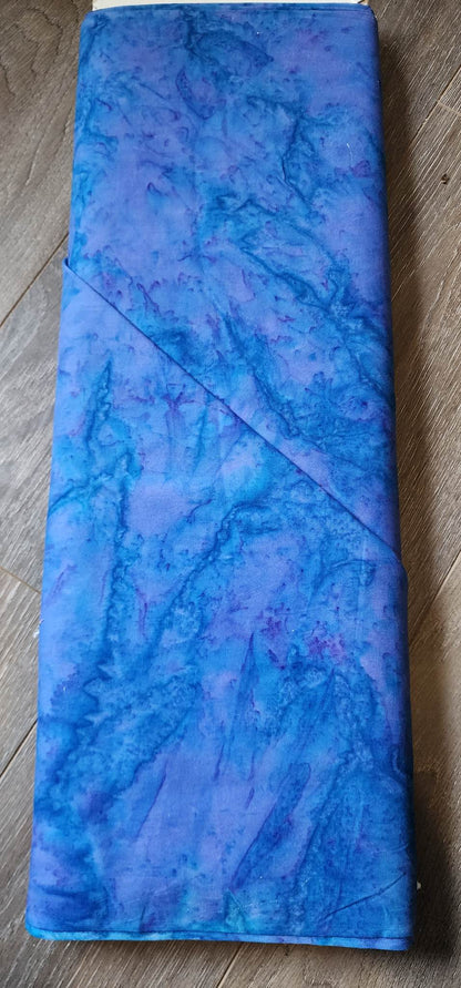 Blue/Purple Batik Fabric