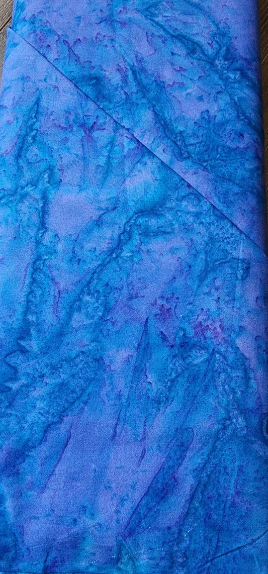 Blue/Purple Batik Fabric