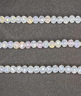 Clear AB Glass strand of beads