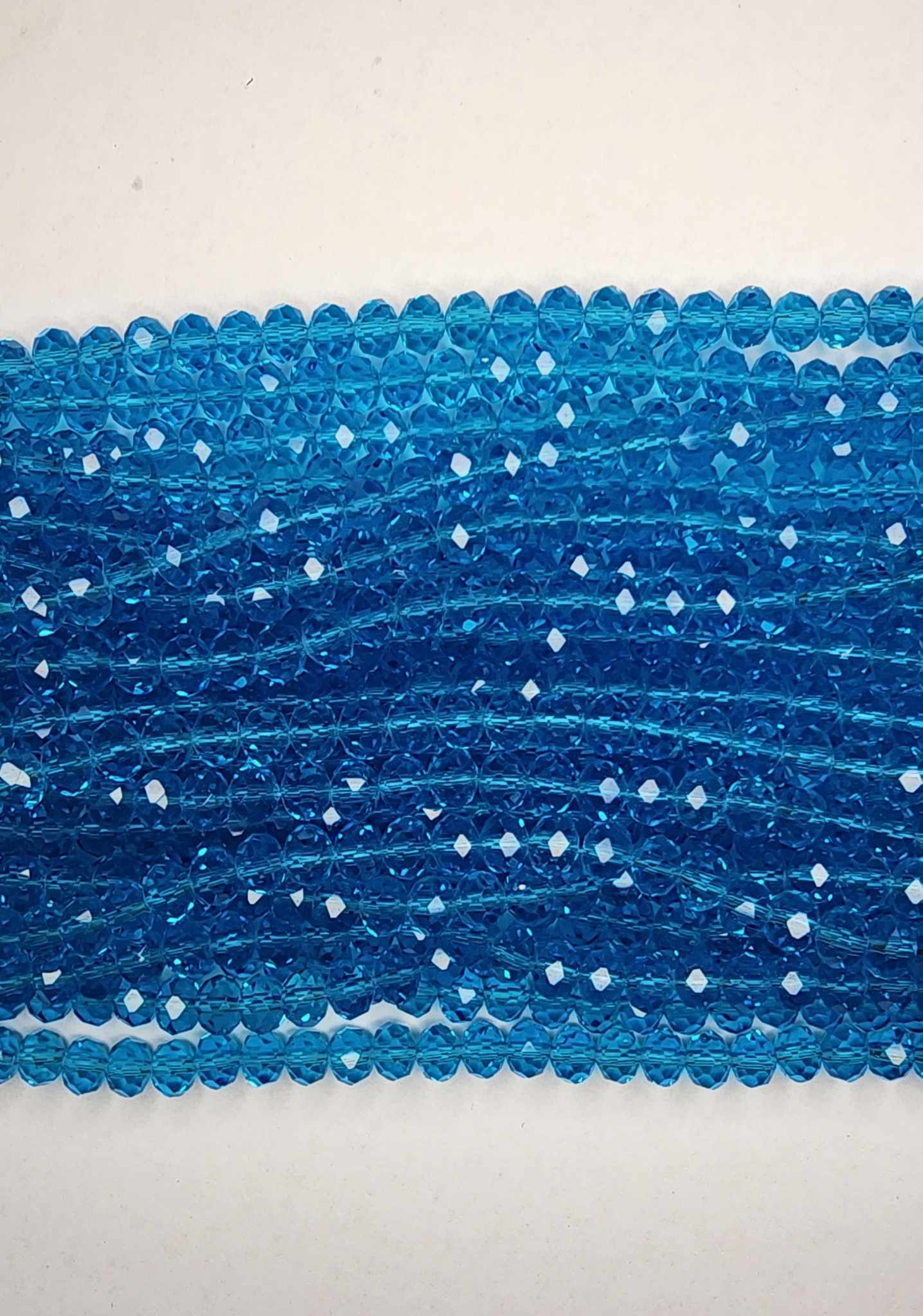 Aqua Strand of Glass beads