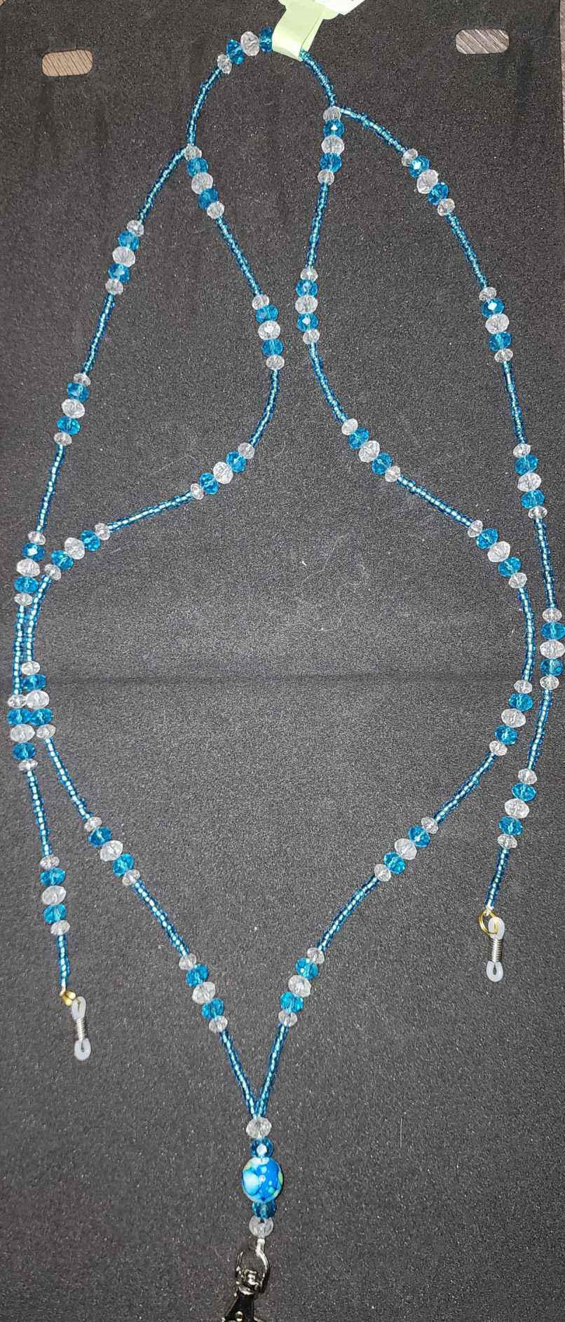 Crystal Lanyard and eyeglass combination