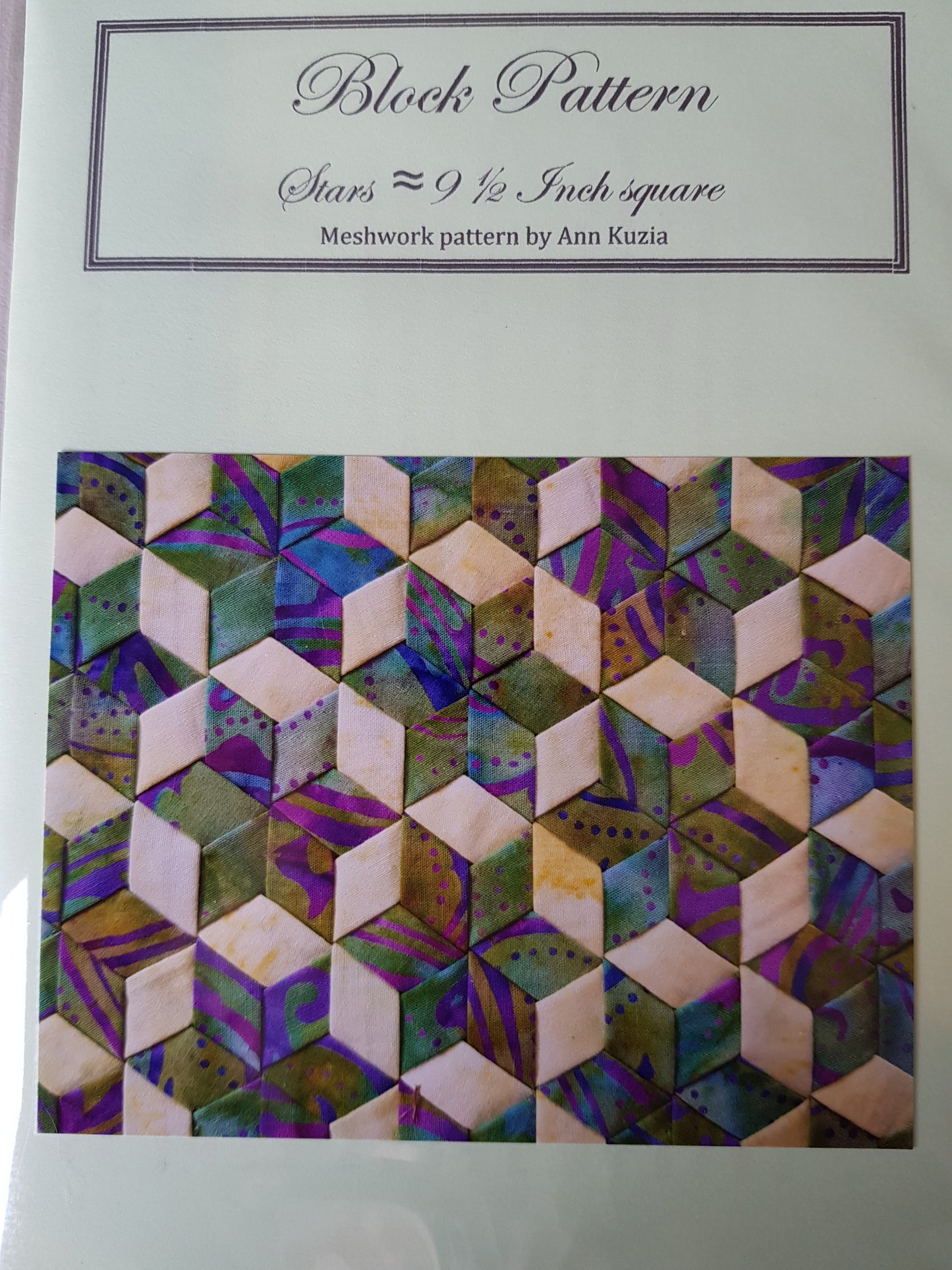 Stars - Meshwork Block Pattern