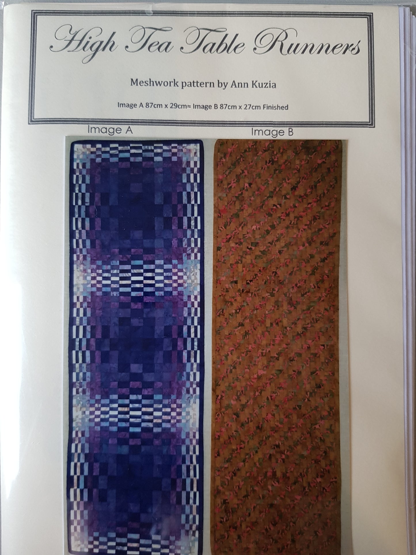 High Tea - Meshwork Block Pattern