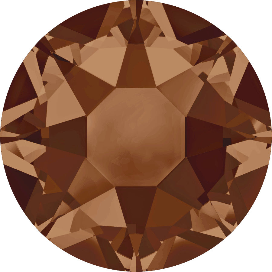 Swarovski Smoked Topaz 2mm and 5mm