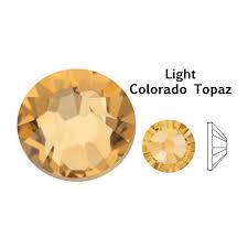 Swarovski Light Colorado Topaz 10mm, 4mm and 6mm