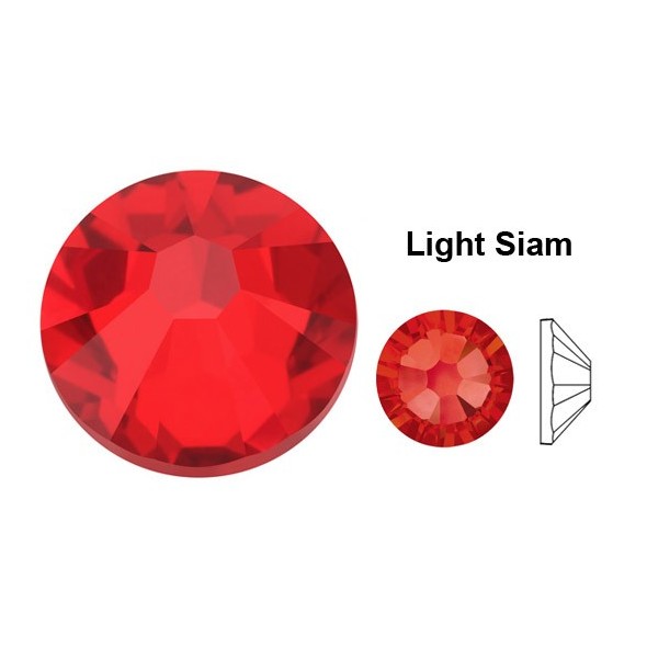 Swarovski Light Siam 2mm to 6mm