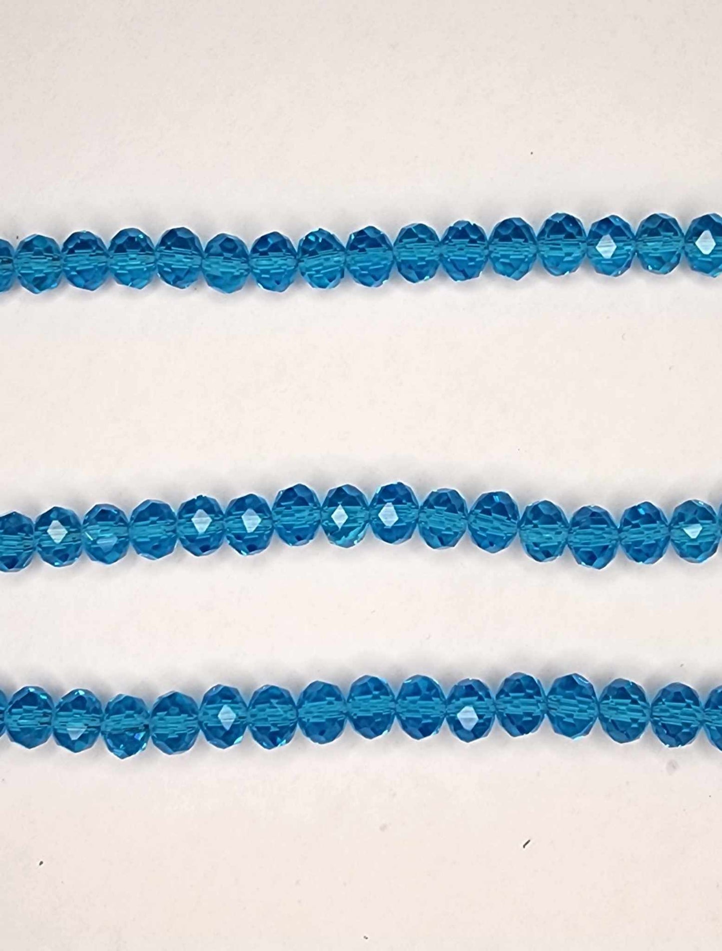 Aqua Strand of Glass beads