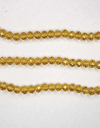 Gold Strand of glass beads