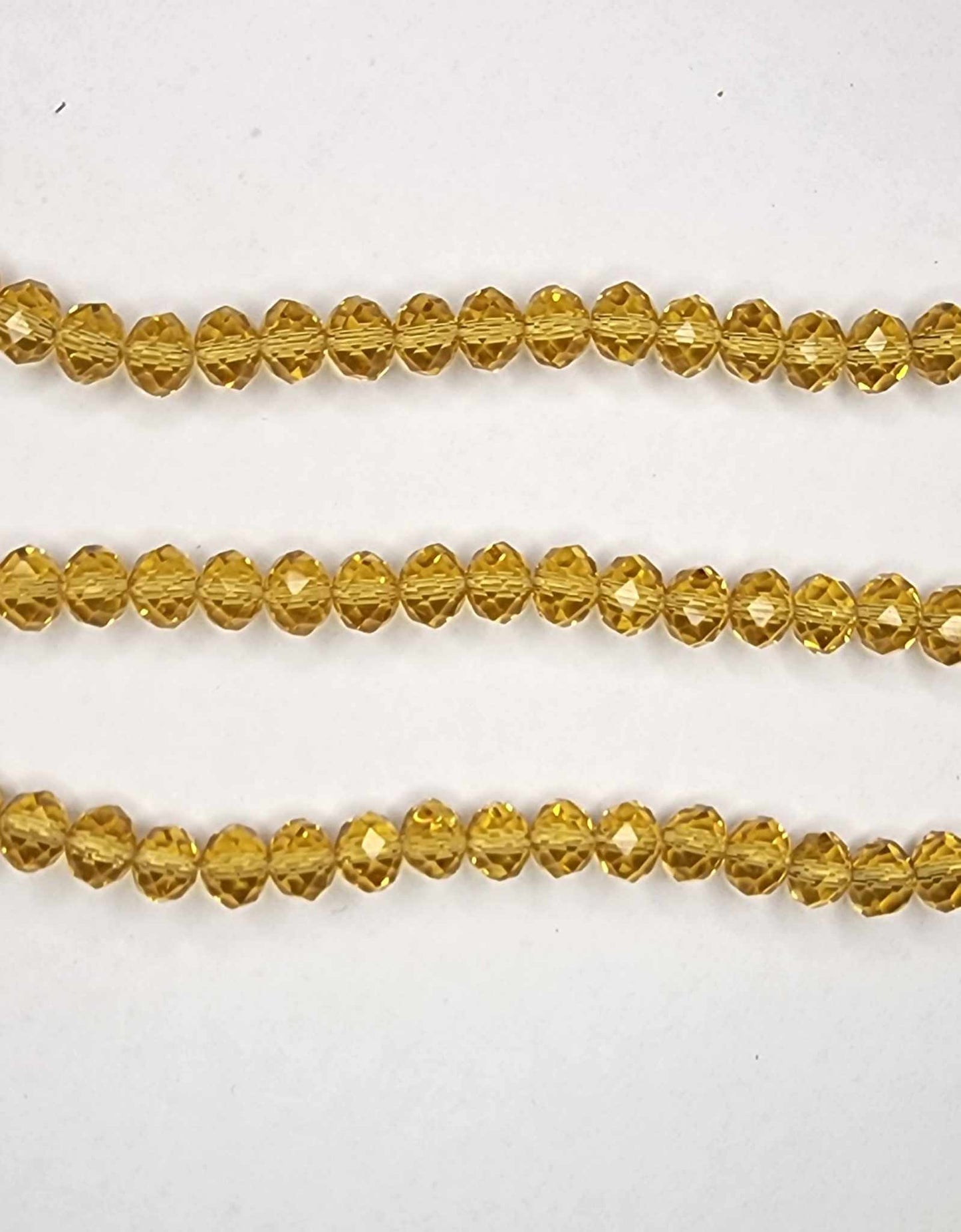 Gold Strand of glass beads